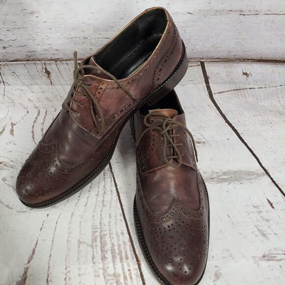 JD Marvin Made in Italy Men\'s Brown Vibram Oxford Shoes Size 43 EU main image 11